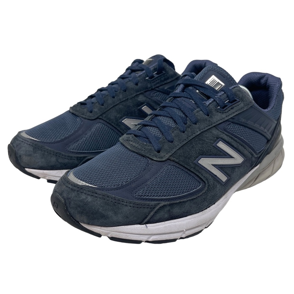New Balance 990 M990NV5 Navy Running Shoes Made In USA Sz 12
